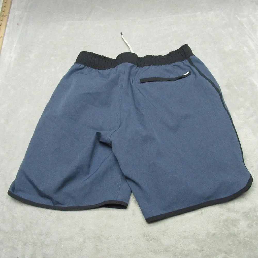 Vuori Banks Shorts Men Small Blue Drawstring Waist Stretch Performance Active 8